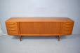 Model U15 teak sideboard produced by Uldum Mobeflabrik