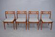 Set of 4 vintage teak dining chairs designed by Johannes Andersen
