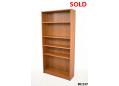 Tall Danish bookcase in teak | 4 shelves