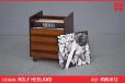 Rosewood SCALA record storage cabinet by Rolf Hesland - view 1