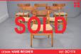 Hans Wegner design CH23 dining chairs in beech and teak | Set of 6 - view 1