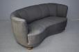 Vintage 1950s kidney shaped sofa made by Danish Cabinetmaker