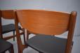 set of 4 midcentury danish design dining chairs produced by Farstrup Stolefabrik