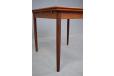 1960s vintage teak dining table with 2 extra leaves for sale