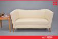 Curved frame midcentury danish 2 seat sofa  - view 1