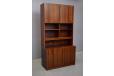 Vintage rosewood cabinet with adjustable shelves for sale