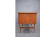 Small vintage teak desk from 1960s with 6 drawers - view 8