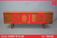 Vintage teak sideboard designed by Henry W Klein for Bramin - view 1