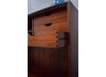 Shallow internal drawers are constructed of SOLID rosewood.