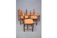 Bramin Mobelfabrik production vintage rosewood dining chairs for reupholstery