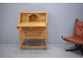 Danish design solid oak ladies bureau with writing desk & 2 drawers. SOLD