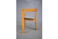 Modern Danish design armchair in beech with curved design