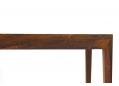Minimalist 2 drawer desk in Brazilian rosewood | Severin Hansen design
