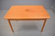 Compact dining table in vintage teak produced 1960s by ABJ Mobler