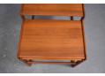 Modle 160 Mogens Kold nest of 3 tables with sleigh legs
