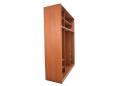 Vintage Danish design wardrobe with sliding doors. Made with teak doors. 