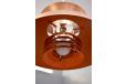 Vintage Danish design copper pendant light - view 8