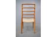 Vintage Niels Moller design dining chairs in rosewood with wool upholstered seats | Model 82