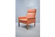 Hans Olsen vintage leather armchair with high back  - view 2