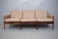 3 Seater sofa with rosewood frame designed in 1960s by Torbjorn Afdal