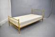 Large single bed with brass frame produced by Hastens, Sweden - view 2