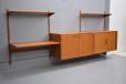 Modular teak 3-bay FM System by Kai Kristiansen - view 6