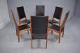 Mogens Kold produced high back dining chairs by Arne Hovmand Olsen