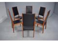 Mogens Kold produced high back dining chairs by Arne Hovmand Olsen
