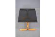 Glass top side table produced 1965 by Westnofa, Norway