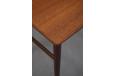 Small teak side table with curved edge by Danish Mobelfabrik - view 7