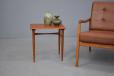 Danish Mobelfabrik production teak side table for sale
