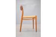 Danish vintage dining chairs set of 4 by Niels Moller