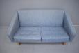 1960s design Illum Wikkelso ML90 2 seat sofa on oak legs.