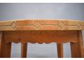 Antique round coffee table in solid oak from Otto Ostbjerg - view 4
