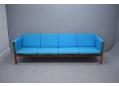 A rare and impressive 4 seat sofa by Hans Wegner, Model AP63 - High arms