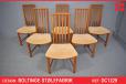 Set of 6 vintage teak dining chairs by Boltinge Stolefabrik - view 1