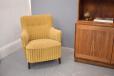 Vintage armchair in original moquette upholstery for sale