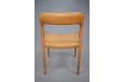 Niles Moller oak dining chair frame with woven papercord seat