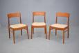 Vintage teak frame dining chair produced by Korup Stolefabrik 1960s