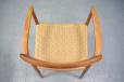 Niels Moller oak frame armchair produced 1954 by J L Mollers Mobelfabrik