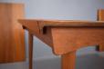 Solid teak dining table designed by Finn Juhl for France & Son.