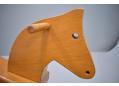 Rocking horse with beech body designed by Kaj Bojesen Denmark