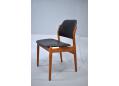 Single dining chair designed by Arne Vodder for Sibast furniture. 