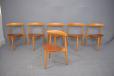 The Heart chairs with solid beech frame and laminated teak seat - !952 by Hans Wegner