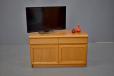 Small teak sideboard with 2 doors and drawers - Chr Linneberg Production
