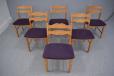 Rustic cottage style dining chairs with new upholstery - Henry Kjaernulf - view 2