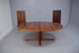 John Mortensen design oval extending dining table in vintage rosewood - view 2