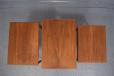 Set of 3 nesting tables in vintage teak - view 7