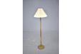 1960s Danish vintage floor lamp in teak and brass - view 2