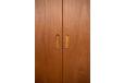 Large vintage 4-door wardrobe in teak - view 11